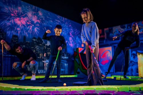 Mini Golf in Ljubljana at Woop Fun Park